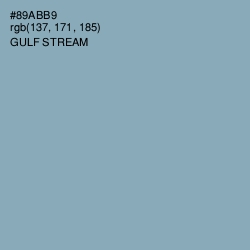 #89ABB9 - Gulf Stream Color Image